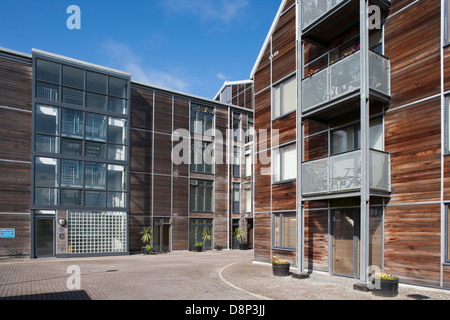 Isola casa tre mulini Lane Bromley da prua Londra Foto Stock