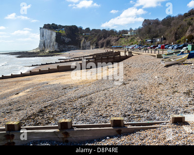 St Margarets Bay Kent England Regno Unito Foto Stock