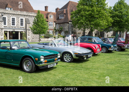 Classic Car Show trionfo sezione Foto Stock