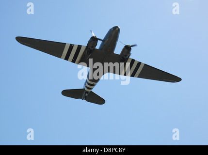 Douglas C47 Dakota in D-Day camouflage Foto Stock