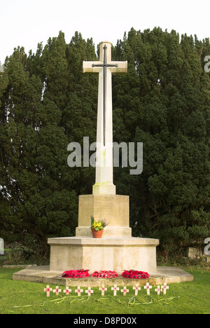 Il Memoriale di guerra - Broadwater e Worthing cimitero, Worthing, West Sussex. Foto Stock