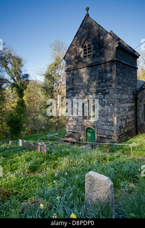Minster chiesa in Boscastle, Cornwall, Regno Unito Foto Stock