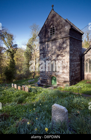Minster chiesa in Boscastle, Cornwall, Regno Unito Foto Stock