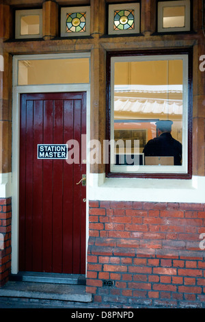 Stazione ferroviaria ufficio Master Foto Stock