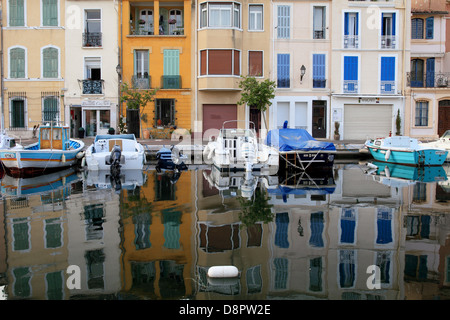 La città di Martigues chiamato 'Provence Venezia' Foto Stock