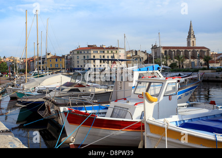 La pesca tradizionale porto di Martigues chiamato 'Provence Venezia' Foto Stock