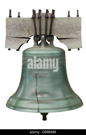 Liberty Bell replica, Tennessee State Capitol motivi, Nashville. Fotografia digitale Foto Stock