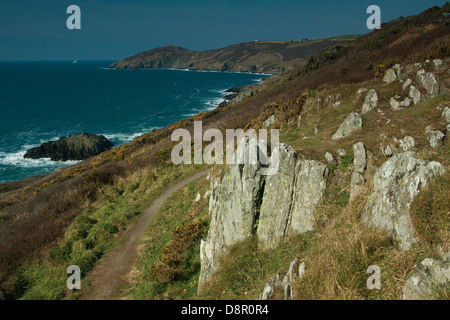 Testa di rame ed il rame testa Penisola, Cornwall Foto Stock