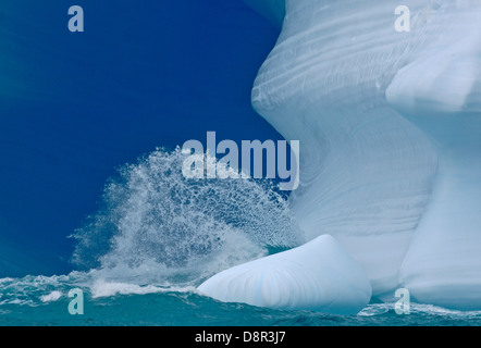 Iceberg off la Penisola Antartica Antartide Foto Stock