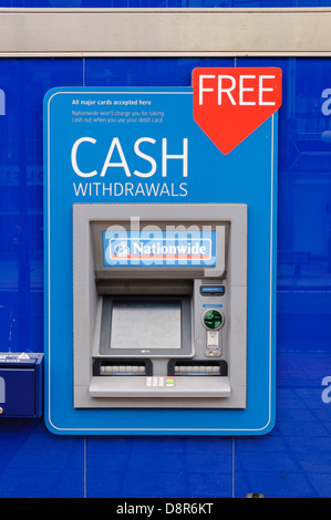 Nationwide Building Society Automated Teller Machine (ATM) Foto Stock