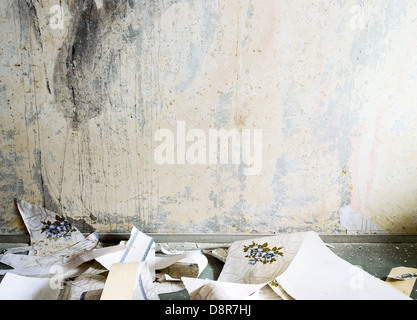 Vecchio gunge interno Foto Stock