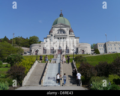 San Giuseppe Oratorio Basilica di Montreal cupola hill Foto Stock