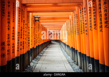 Dettagli del Fushimi-Inari-Taisha, Kyoto, Giappone, Asia Foto Stock