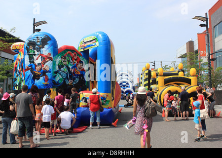 Firefighter festival in Canada. Foto Stock