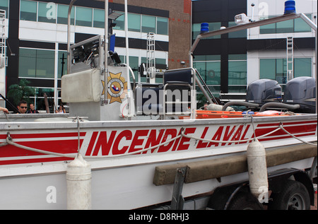 Firefighter festival in Canada. Foto Stock