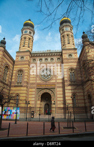 Dohany Utcai Zsinagoga la Grande Sinagoga (1859) Budapest Ungheria Europa Foto Stock