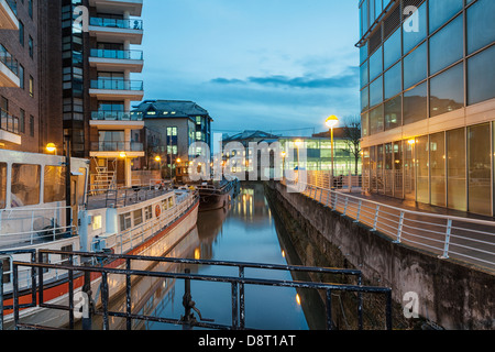 Dock Ransomes,Battersea, Londra, Inghilterra Foto Stock