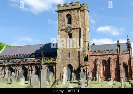 St Mary's parrocchia anglicana chiesa in Handsworth, Birmingham noto anche come Handsworth vecchia chiesa Foto Stock