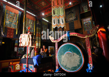 La vita a Ulaan Baataar, Mongolia la capitale. Foto Stock