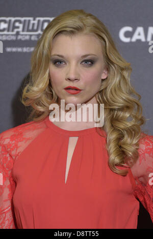 Madrid, Spagna. Il 4 giugno 2013. L'attrice Natalie Dormer assiste il 'gioco di troni " terza stagione premiere al Palafox cinema il 4 giugno 2013 a Madrid, Spagna. (Immagine di credito: credito: Jack Abuin/ZUMAPRESS.com/Alamy Live News) Foto Stock