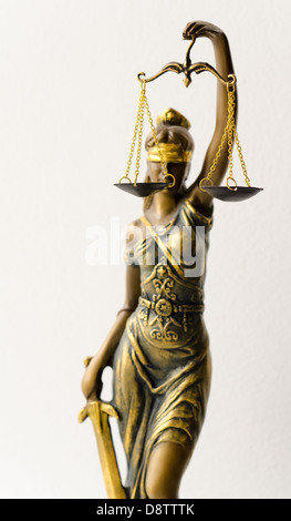 Statua di giustizia Foto Stock