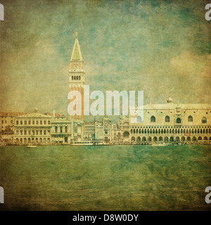 Immagine vintage di Venezia, Italia Foto Stock