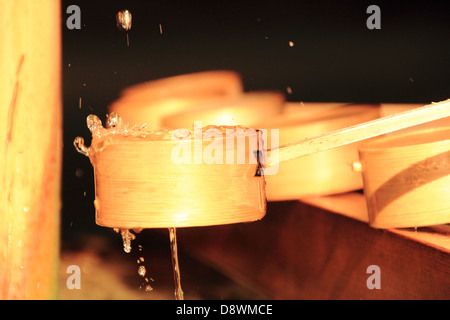 Purificazione buddista fontana, Tokyo, Giappone Foto Stock