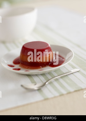 Il dessert jelly coolie salsa fredda sapore fresco sapore Foto Stock