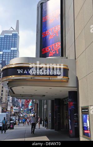 Sister Act e spettacolo al teatro di Broadway a New York City, Stati Uniti d'America Foto Stock