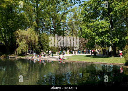 La molla a Longwood Gardens, Kennett Square, in Pennsylvania, STATI UNITI D'AMERICA Foto Stock