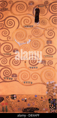 "L'Albero della Vita" dipinto da Gustav Klimt (1905) - solo uso editoriale. Foto Stock