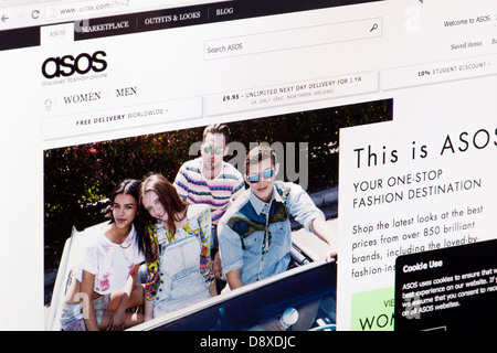 ASOS acquistare abbigliamento online Sito Web o una pagina web