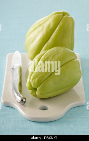 Zucca di chayote Foto Stock