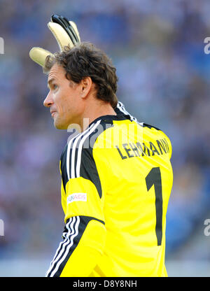 Jens Lehmann è raffigurato durante Michael Ballack addio corrispondono alla Red Bull Arena di Leipzig, Germania, 05 giugno 2013. Foto. Thomas Eisenhuth Foto Stock