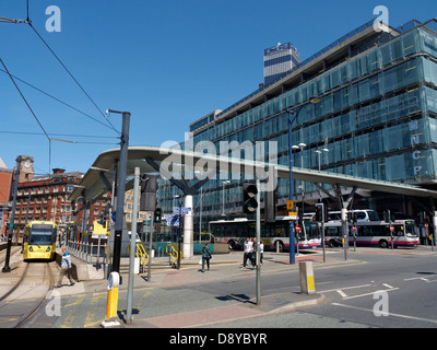 Shudehill interchange stazione degli autobus con parcheggio NCP a Manchester REGNO UNITO Foto Stock