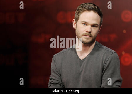 Toronto, Canada. Il 6 giugno 2013. Shawn Ashmore, cast dei seguenti, assiste il CTV iniziali per il 2013 conferenza stampa e una sessione di domande e risposte.(EXI/N8N/Alamy Live News)(EXI/N8N/Alamy Live News) Foto Stock