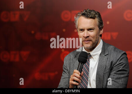 Toronto, Canada. Il 6 giugno 2013. Tate Donovan, cast di ostaggi, assiste il CTV iniziali per il 2013 conferenza stampa e una sessione di domande e risposte.(EXI/N8N/Alamy Live News)(EXI/N8N/Alamy Live News) Foto Stock