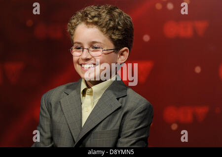 Toronto, Canada. Il 6 giugno 2013. Sean Giambrone, cast delle Goldberg, assiste il CTV iniziali per il 2013 conferenza stampa e una sessione di domande e risposte.(EXI/N8N/Alamy Live News)(EXI/N8N/Alamy Live News) Foto Stock