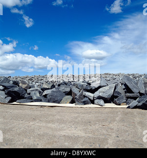 Rocce frastagliate nel paesaggio. Foto Stock