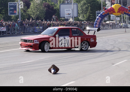 Sofia, Bulgaria - 02 Giugno 2013: Red Bull auto Park Drift Sofia, Bulgaria. Foto scattata su: giugno 02th, 2013 Foto Stock