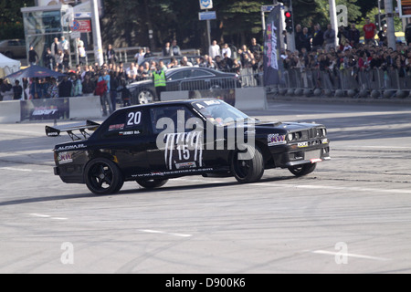 Sofia, Bulgaria - 02 Giugno 2013: Red Bull auto Park Drift Sofia, Bulgaria. Foto scattata su: giugno 02th, 2013 Foto Stock