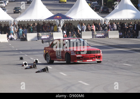 Sofia, Bulgaria - 02 Giugno 2013: Red Bull auto Park Drift Sofia, Bulgaria. Foto scattata su: giugno 02th, 2013 Foto Stock