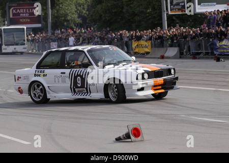 Sofia, Bulgaria - 02 Giugno 2013: Red Bull auto Park Drift Sofia, Bulgaria. Foto scattata su: giugno 02th, 2013 Foto Stock