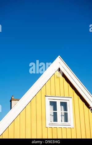 Close-up di casa in legno Foto Stock