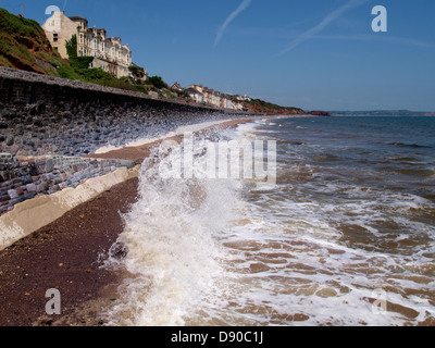 Seawall, Dawlish, Devon, Regno Unito 2013 Foto Stock