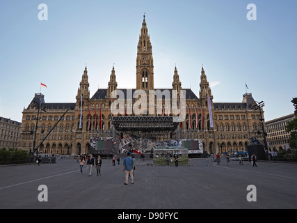 Vienna Neues Rathaus o nuovo municipio Foto Stock