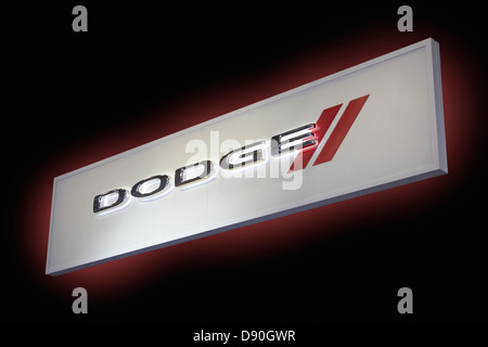 Dodge logo automobile Foto Stock