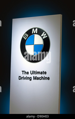 Bmw logo automobile Foto Stock