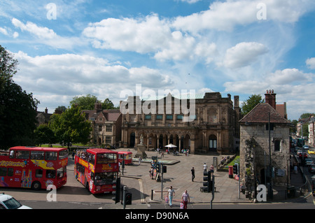 Vista da monaci barra verso York Art Gallery Foto Stock