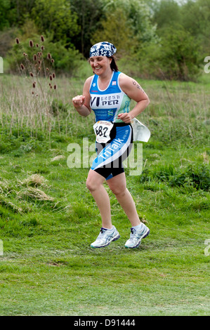 2013 Stratford 220 Triathlon Foto Stock